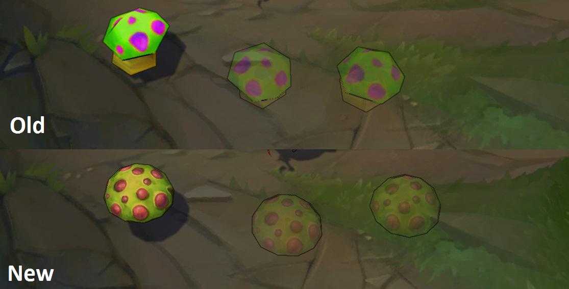 moobeat's tweet image. Teemo's R mushrooms have been updated. #PBE