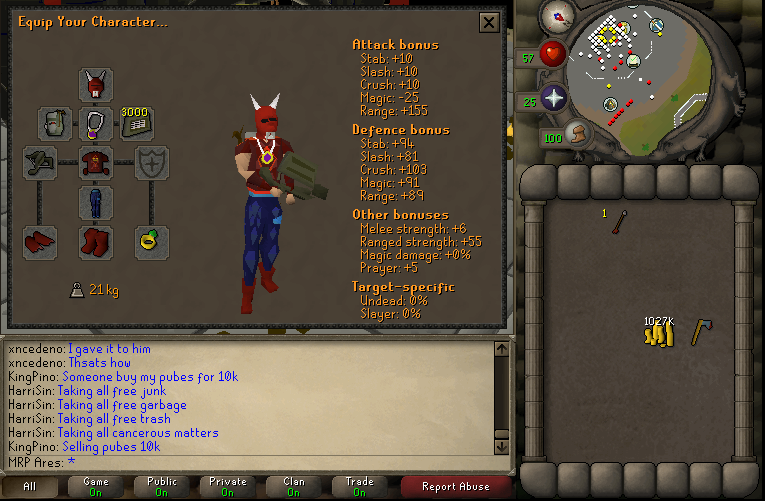 MRPares's tweet photo. I'm so proud of this hahaha #osrs #noob #tank http://t.co/AKkhToLxV6