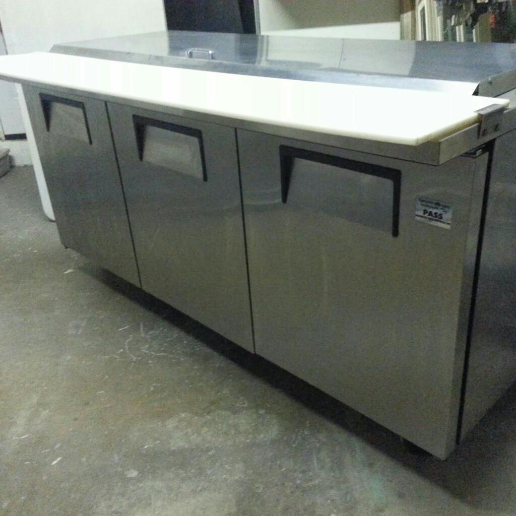Selling my Quizno's single top 3 Door Sandwich / Salad Prep Refrigerator - 74".  
happysale.com/items/zrpyqQl6…