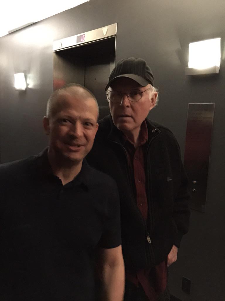 twotoes32's tweet photo. "@JimNorton: With the delightful Charles Grodin at Louie's wrap party. I believe I irritated him. http://t.co/HqhxUXAzhX"

You're a good boy
