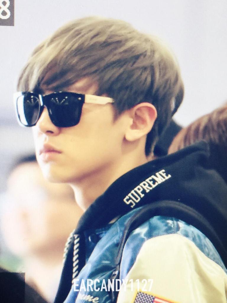 ChanHomeTH's tweet photo. [PREVIEW] 150408 PEK AIRPORT #CHANYEOL
Cr.EARCANDY1127 http://t.co/dksCTq2odo