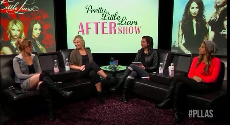 AbcfamilyCrew's tweet image. RT if you enjoyed tonight's PLLAS @StephanieLGray @MegLamontagne @AshleyMova @SineaddeVries @thestreamtv 💋