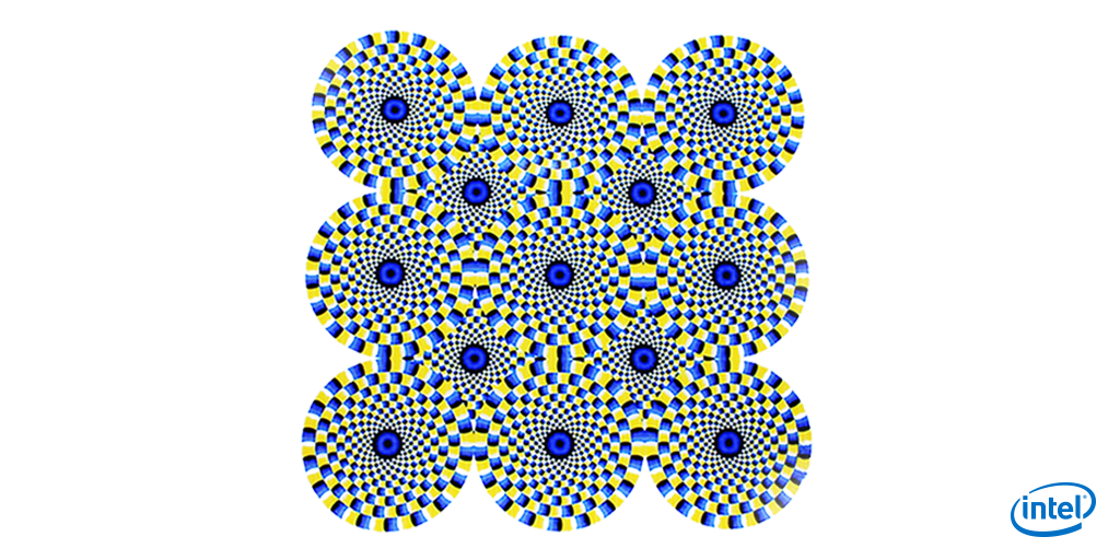 IntelIndia's tweet photo. Nothing is moving here. It's because we usually perceive motion from black, blue, white and yellow. #FunWithIntel http://t.co/DMIalmhQuW