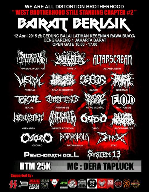 DogmataDoom's tweet photo. "BARAT BERISIK" 12april at Cengkareng, With @Fun_Inception @VISCRAL @Antithesis_TDM @DeadChromatix @TERJAL_DM dll.. http://t.co/8Z19evwBXK