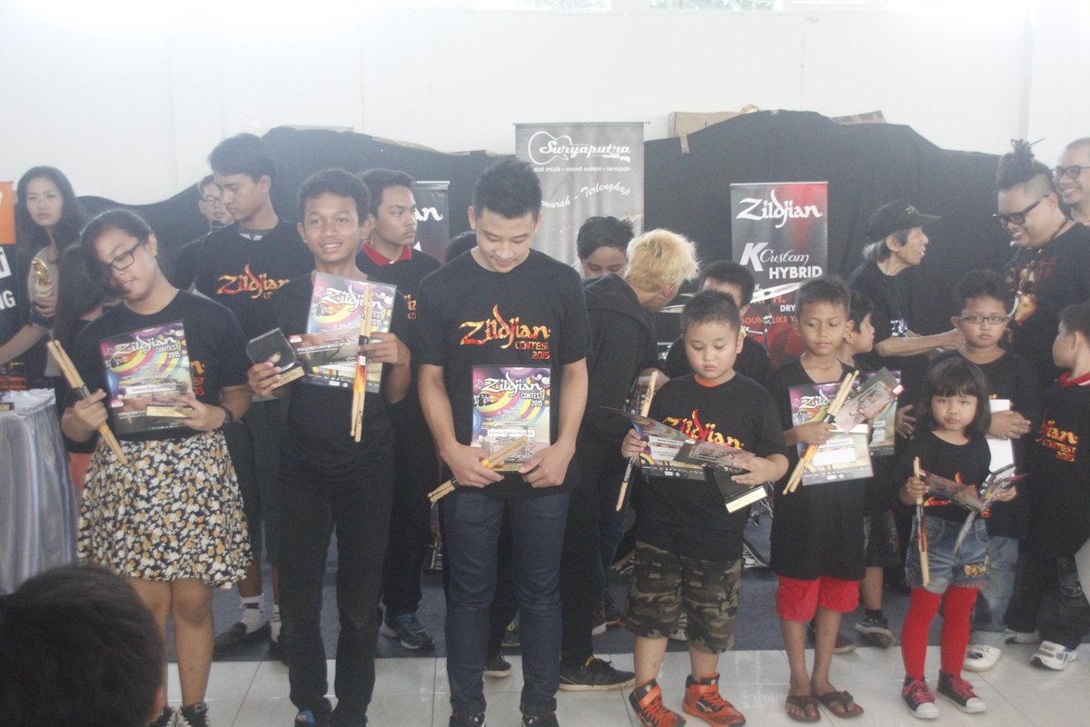 selanjutnya inilah para pemenang dari kota Semarang untuk kategori kids dan junior #ZildjianContest2015