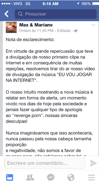 claraaverbuck's tweet photo. gente e o #acessor da dupla do revenge porn (http://t.co/OIEq1QwqxW) que foi explicar e piorou? rsss http://t.co/yzGYEpNAEX