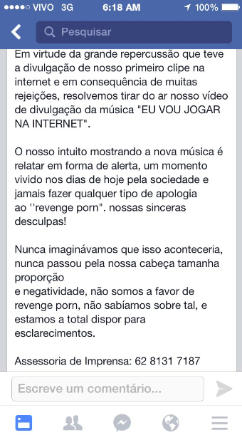 claraaverbuck's tweet photo. gente e o #acessor da dupla do revenge porn (http://t.co/OIEq1QwqxW) que foi explicar e piorou? rsss http://t.co/yzGYEpNAEX