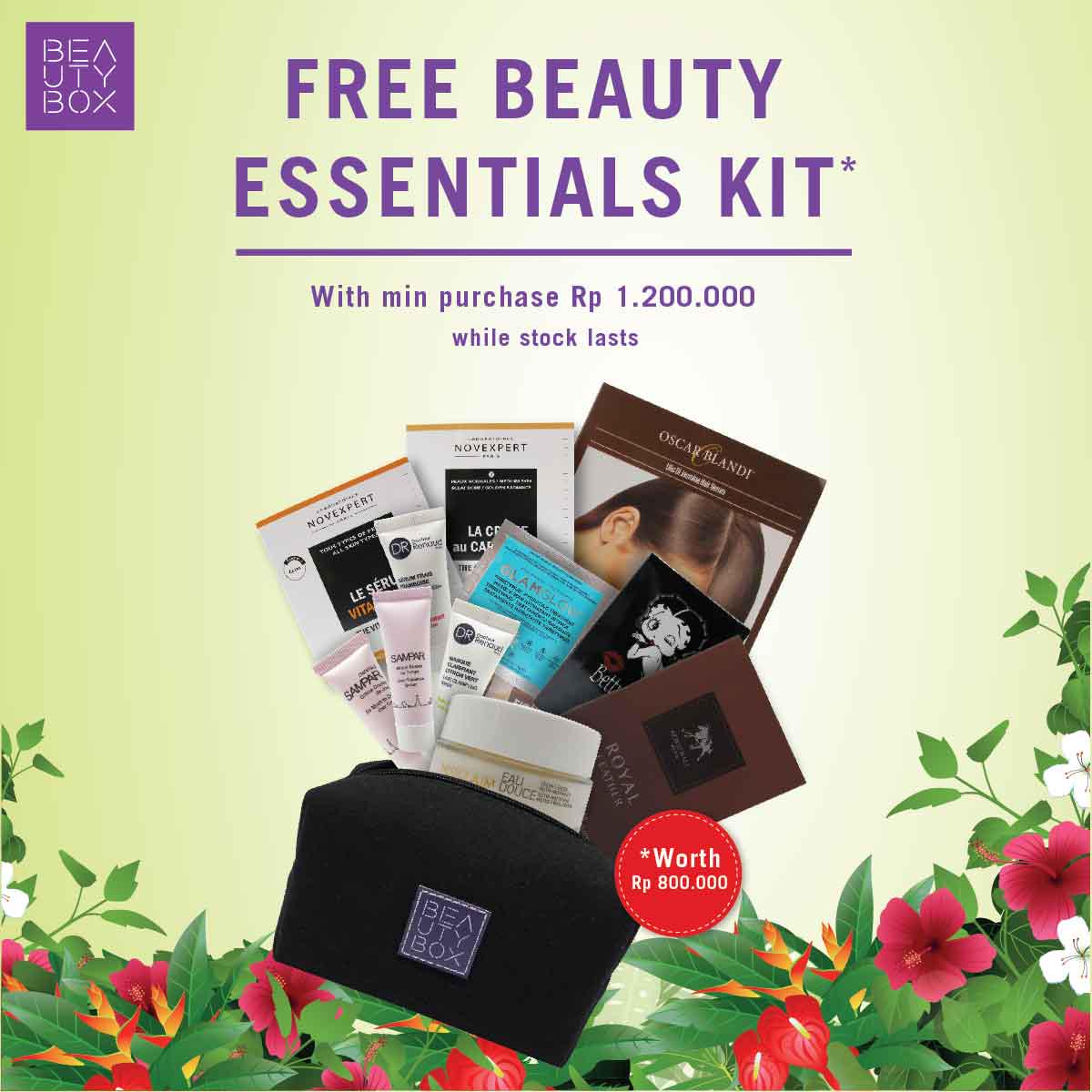 Ladies, dapatkan Beauty Essential Kit dari <a href="/beautyboxind/">Beauty Box Indonesia</a> sekarang juga selama persediaan masih ada !
