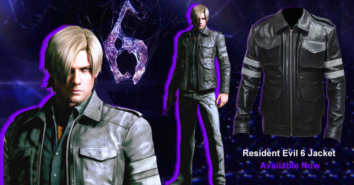 resident evil 6 leather jacket