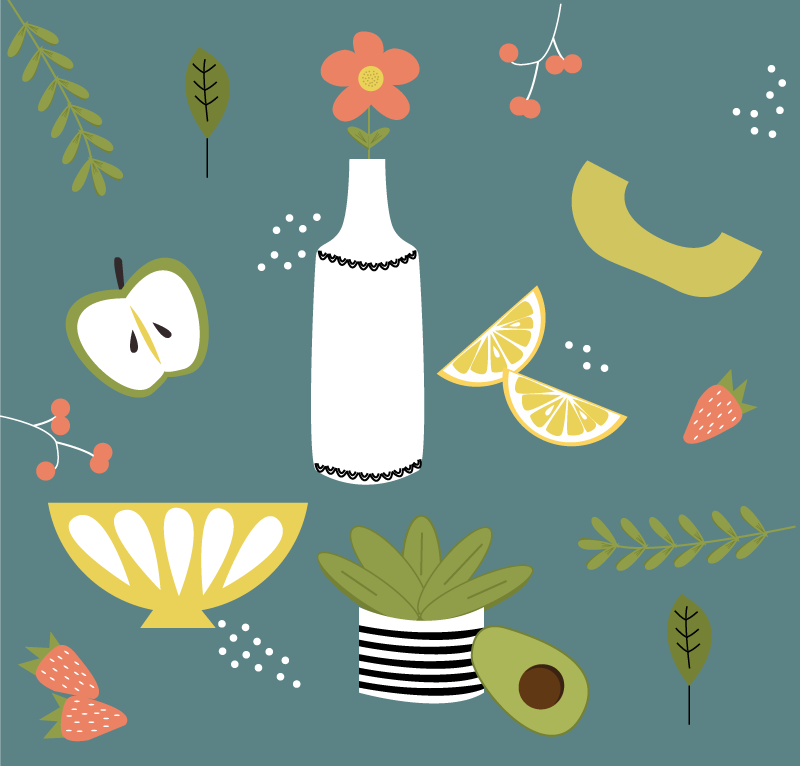 CandiAndersen's tweet photo. I've been taking an Illustrator class and here's a simplistic pattern I created! http://t.co/R22AXqBXJQ