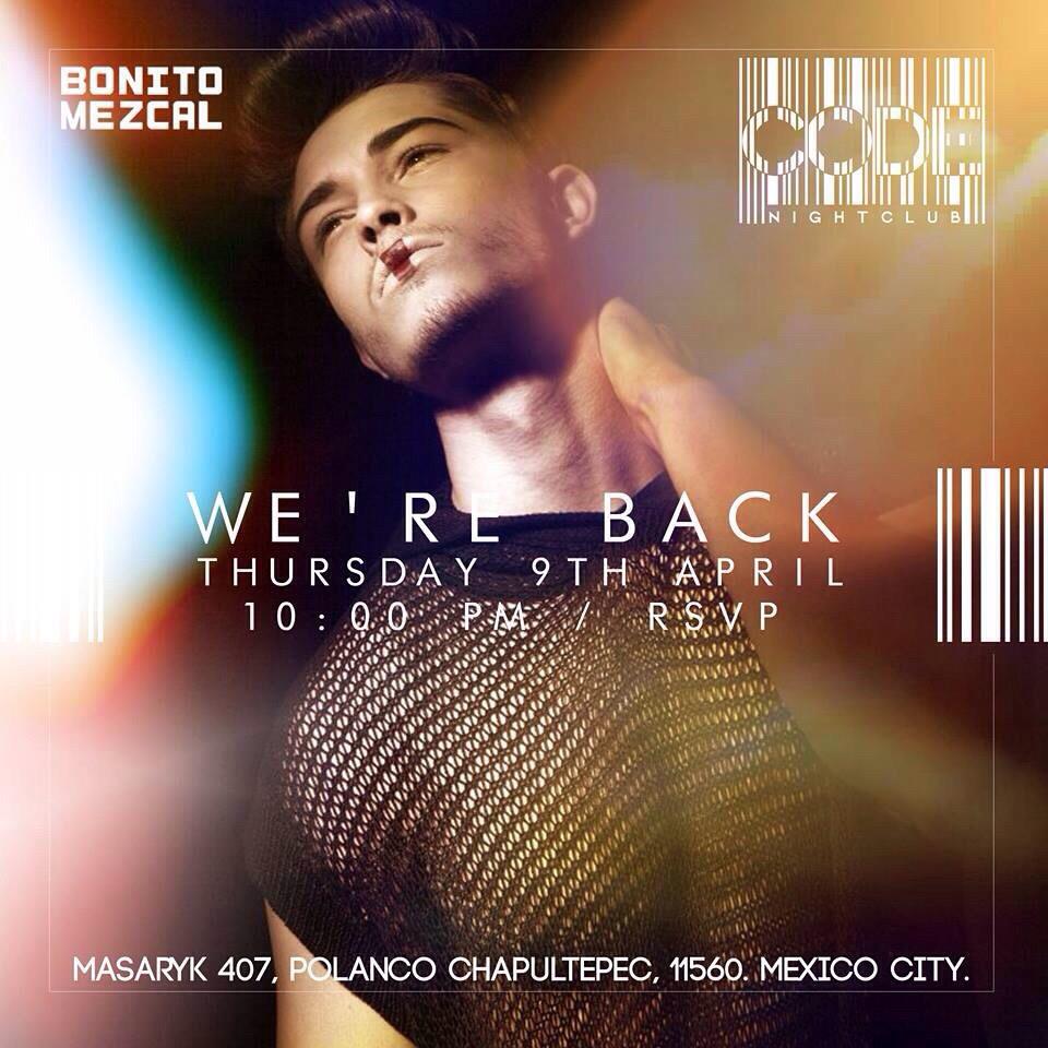 CodeNightClub's tweet photo. We are back! #Code #CodeNightClub #FollowTheCode http://t.co/Io6fMX1RGm