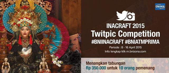 Ikutan INACRAFT 2015 twitpic competition, menangkan tabungan @Rp 350rb Info : m.bnizona.com/index.php/even…  <a href="/atmprima/">atmprima</a>