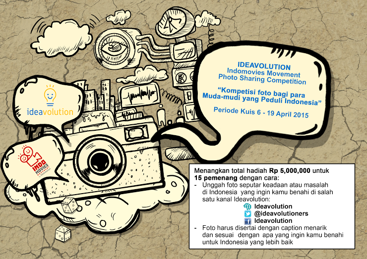 IDEAVOLUTIONERS's tweet photo. Mau hadiah total JUTAAN rupiah? Yuk ikutan photo sharing competition di http://t.co/DGcg3FTMIb http://t.co/A2oqfLglIz