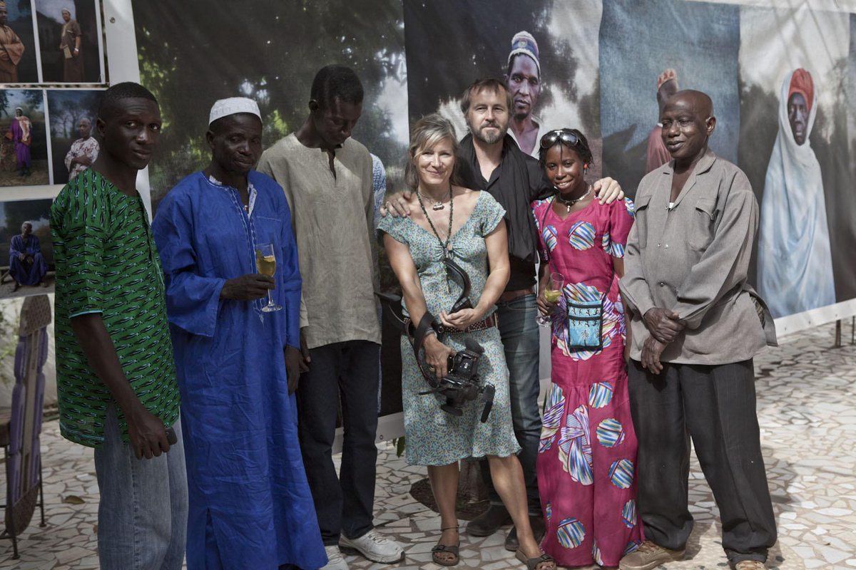 floriophotoNYC's tweet photo. #PhotoExhib opening, @GayaArtCafe #Gambia. River Gambia & #Silafando exped team. More soon... http://t.co/oNq9Wm02oU http://t.co/N0N9CeKgAu