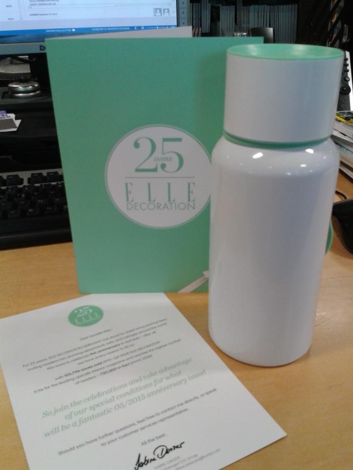 Big thanks and congrats to <a href="/ELLE_de/">ELLE.de</a> #ElleDecorationGermany for celebrating 25 years! We love our gift :)