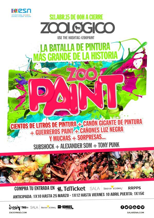 listaszooLM's tweet photo. Ultimas entradas para la Paint Glow de este sábado a 14€. 
Contactad conmigo interesados. http://t.co/5xgt7duXew