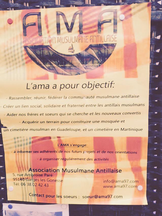 saphirnews's tweet photo. Moins d'islamophobie aux Antilles qu'en France métropolitaine, nous dit l'Association musulmane antillaise #RAMF2015 http://t.co/0u6NQuxmvj