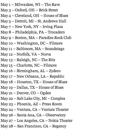 1QualityControl's tweet image. MIGOS, OG MACO, RICH THE KID START MAY 1ST YRN TOUR