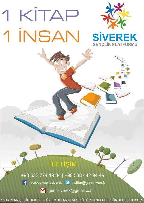 gencsiverek's tweet photo. #1kitap1insan kampanyamıza destekler devam ediyor. http://t.co/t46EDu9VdZ