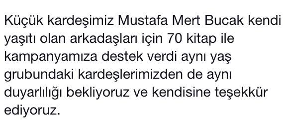 gencsiverek's tweet photo. #1kitap1insan kampanyamıza destekler devam ediyor. http://t.co/t46EDu9VdZ