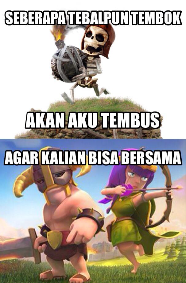 Baik banget wallbreakernya 😂#ClashOfClans