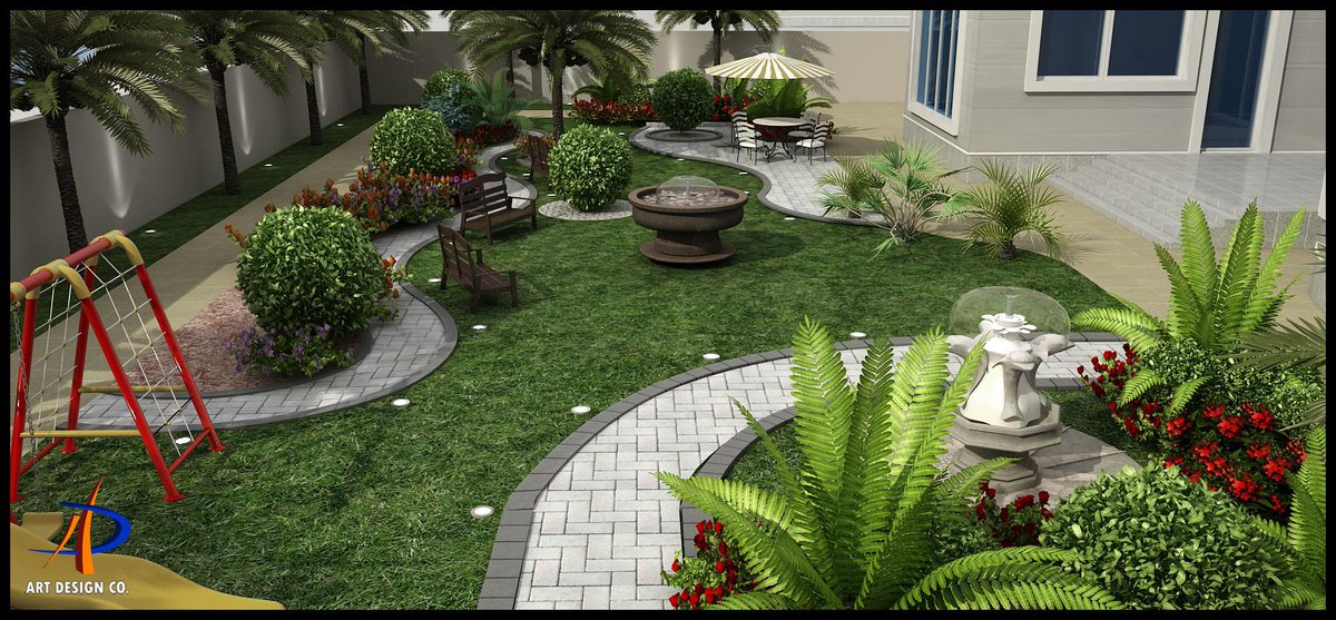 Any #Landscaping needs? Call us! #interiordesign #exteriordesign #UAEdesign #DubaiDesign #engineers #architects