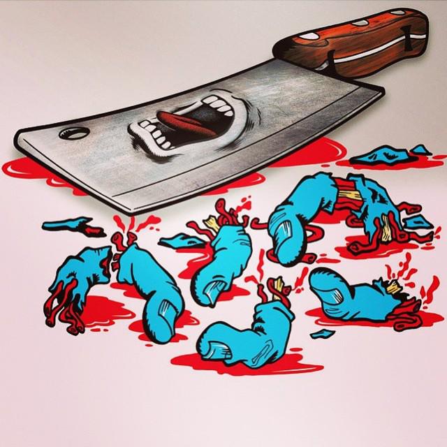 SantaCruzSurf's tweet photo. #choppedhand #jimphillipsdesigns #santacruz @nhsfunfactory http://t.co/0nSR8RvVBd