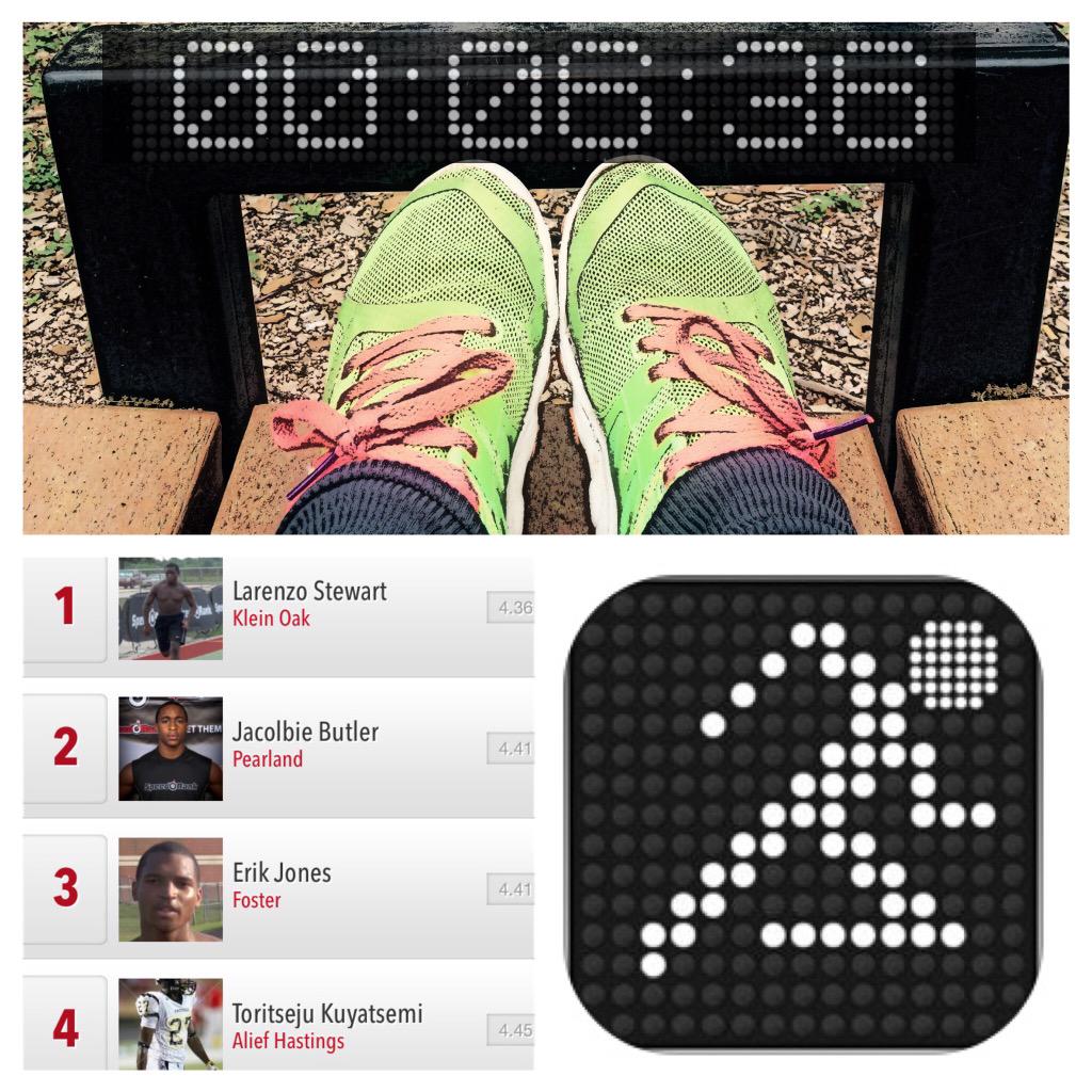 austinprimal's tweet photo. Workin on my 40yd. What's yours ? #PFX15 #PFXfitscore @KeithNorris @PaleoFX @caleschultz  @ArxFit http://t.co/8tJtCLRuWQ