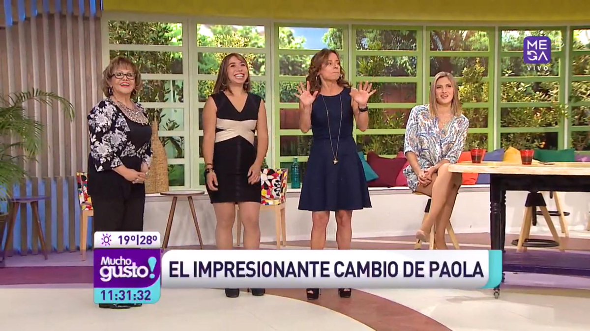 MuchoGustoMEGA's tweet photo. Ahora! El impresionante cambio de Paola!!! @mega @CEAngelicaC http://t.co/aSEsxOTf9K