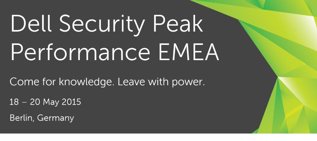 SonicWall's tweet photo. Designed for biz and technical leaders; @Dell invites #PartnerDirect to attend #DellPeakEMEA: http://t.co/nTtTi9oMXX http://t.co/v7i2mDK1uD