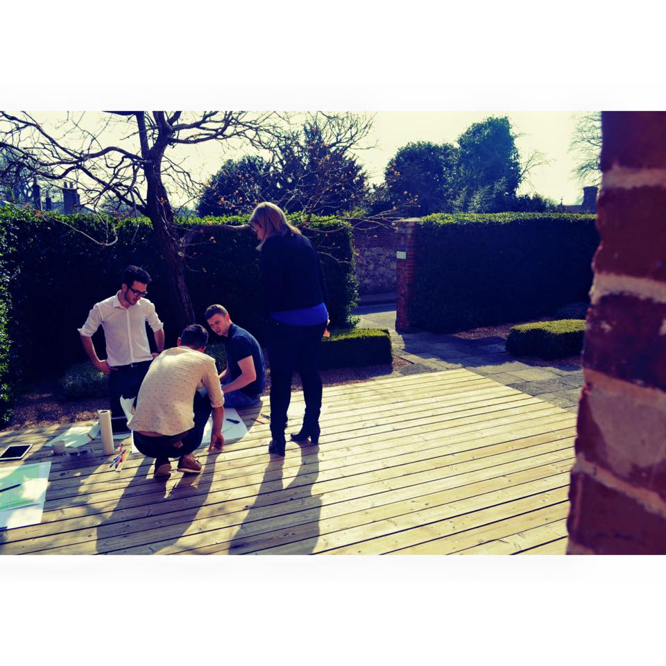handlebarcafe_'s tweet photo. Further design development out in the sun. #SPUDyouth #urbandesign #builtenvironment #architecture http://t.co/WPNVfIwKTO