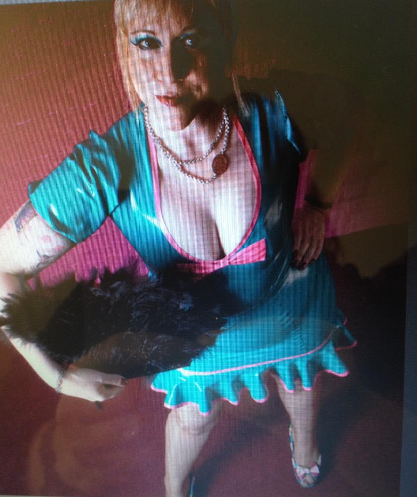 ProDSerenity's tweet image. My gorgeous @westward_bound dress that Ive just had hair accessory made for Spank Ball