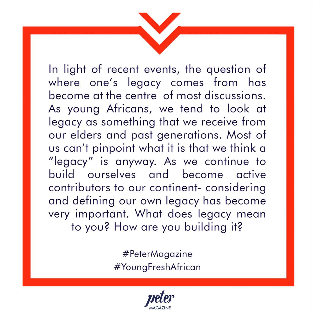 Peter_Magazine's tweet photo. #PeterMagazine 
#YoungFreshAfrican
Join the conversation.

#africa 
#young 
#inspiration http://t.co/XbMoQMOK0F