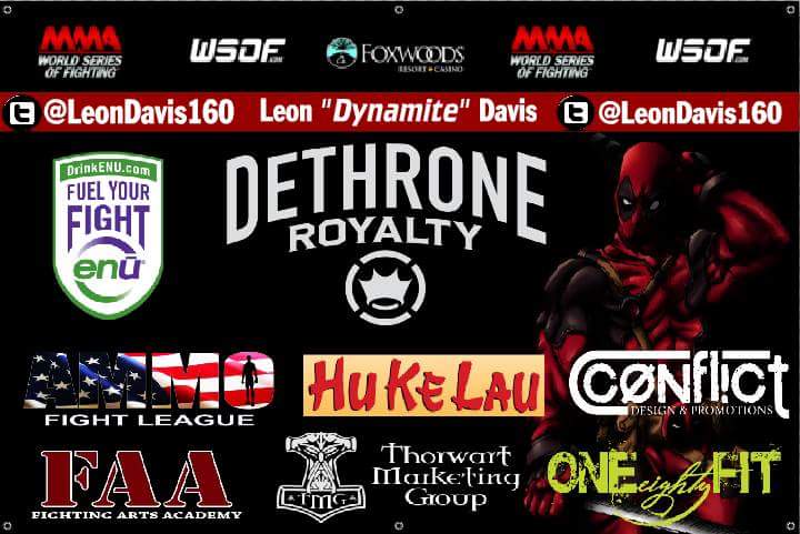 Good luck to our sponsored fighters @MannyNwalo & @leondavis160 at #WSOF20. These are the banners we did for them.