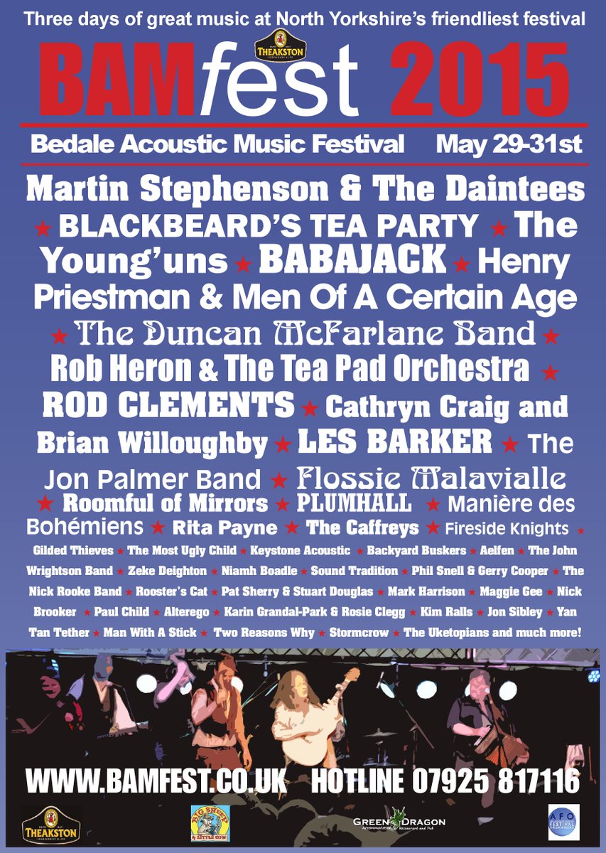 Only 50 days to <a href="/Bamfest1/">Bamfest</a>! Are you excited? 45 + acts, 3 days of great music, family activities and more!