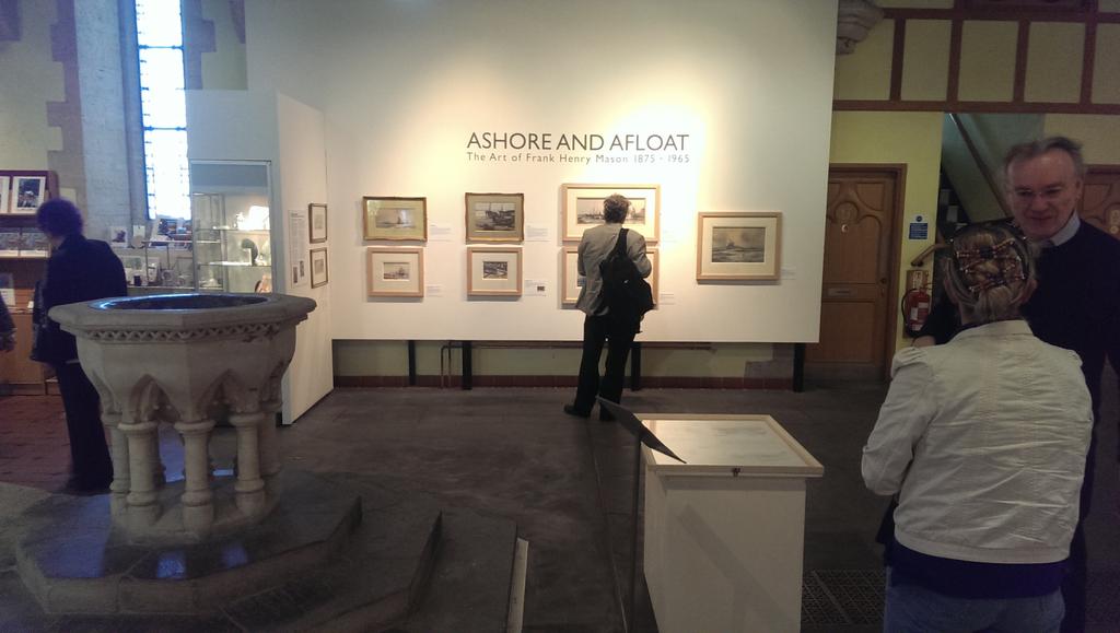 Jaegar88's tweet photo. Lovely day at the @FrankHenryMason exhibition in #Hartlepool Fantastic to see such an extensive collection on display http://t.co/zUpHyQOcxd