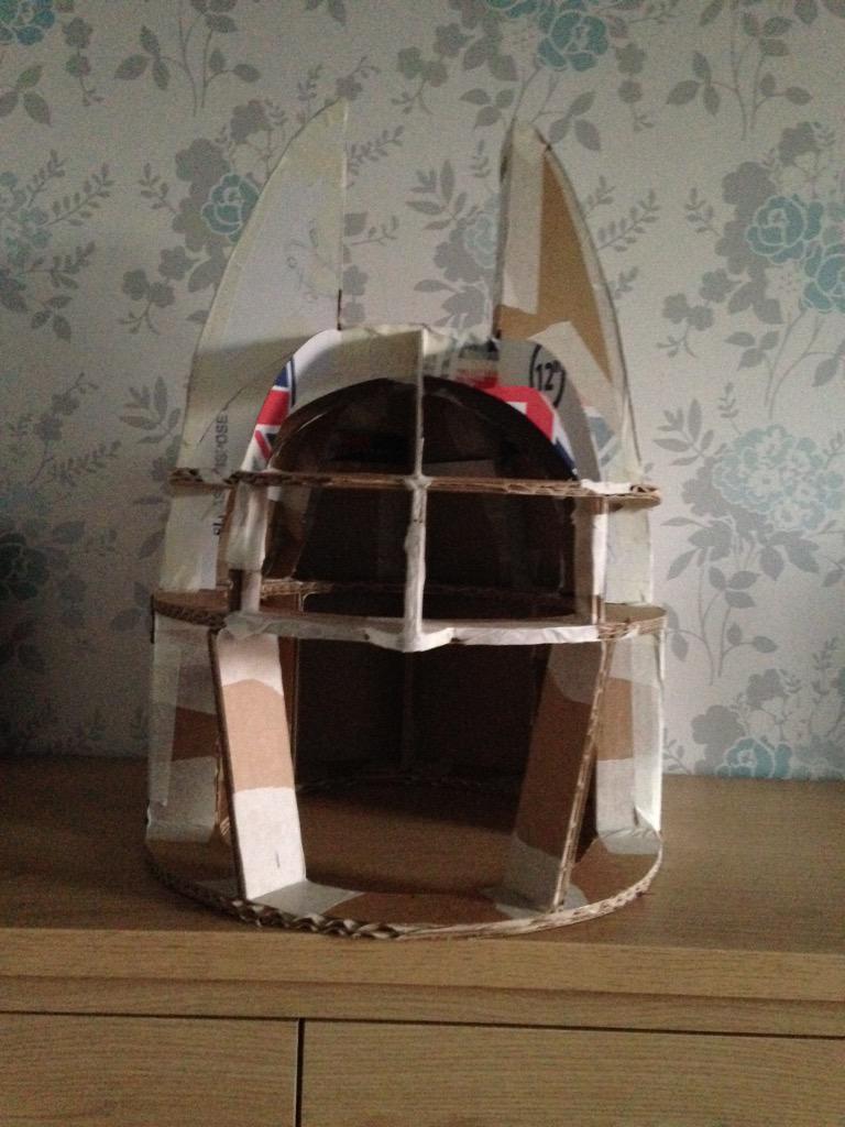 IAmLegoBatman's tweet photo. Started on a new helmet hopefully it will be done in time for #mcmexpolondon #cosplaywip #LEGOBatman #lego http://t.co/Ian29ifqqB