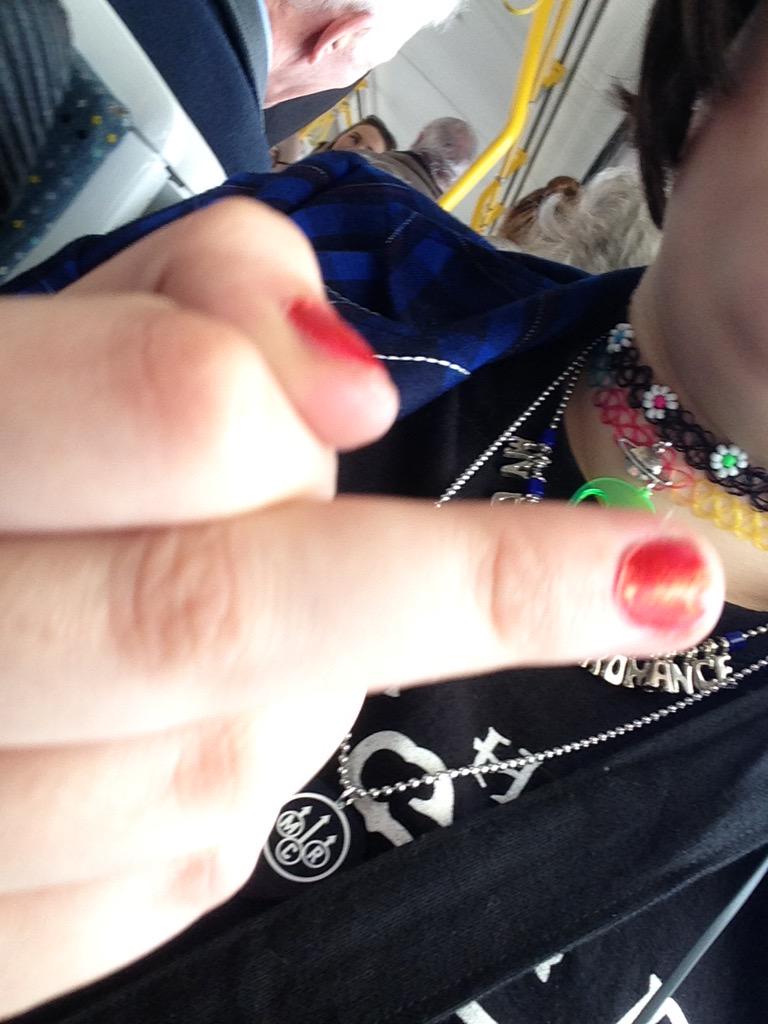 pissedemo's tweet photo. Pissed EMO is on the metro link. http://t.co/NBua2f1AqH