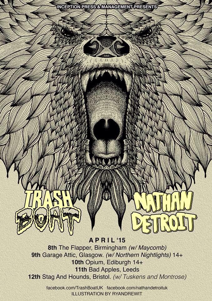 TrashBoatUK's tweet image. This starts today! Birmingham, you're up first. Hope to see some familiar faces