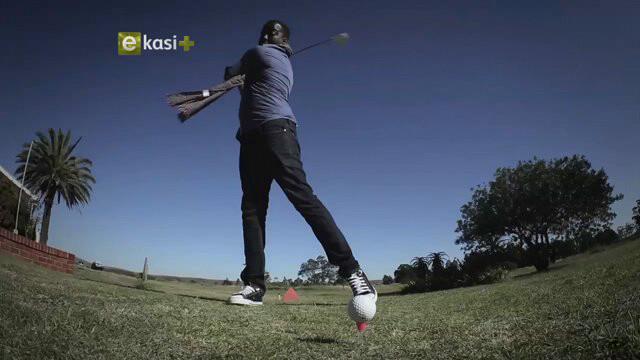 zola_hashatsi's tweet image. A round of golf on #SouthStreets @eKasiPlus @OpenViewHD