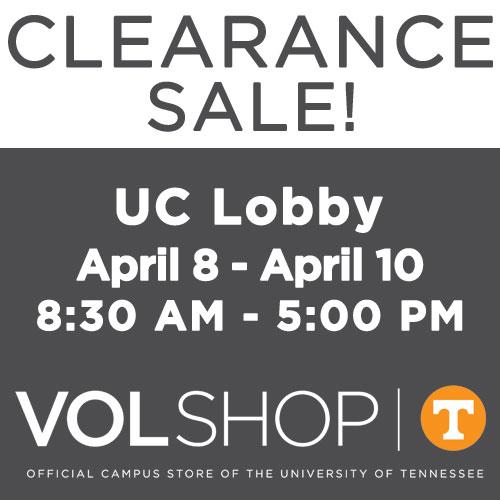 UTVolShop's tweet image. Stop by our #ClearanceSale TODAY! Take 30% off already discounted items! #GetYourVolGear #SpringGameReady #VFL #GBO