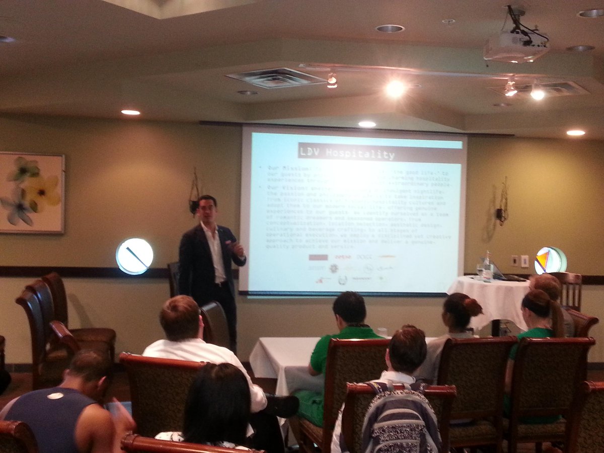 We are joined by John Meadow of LDV Hospitality @JWUNorthMiami @LDVHospitality #jwu