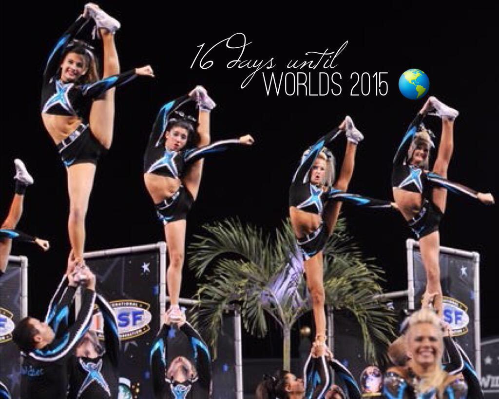 BCDcheer's tweet photo. 16 days till @USASF worlds, 10 days till we fly to usa, RT if you are heading to worlds, #cheeerleading #Worlds2015 http://t.co/JHNgDVtfor
