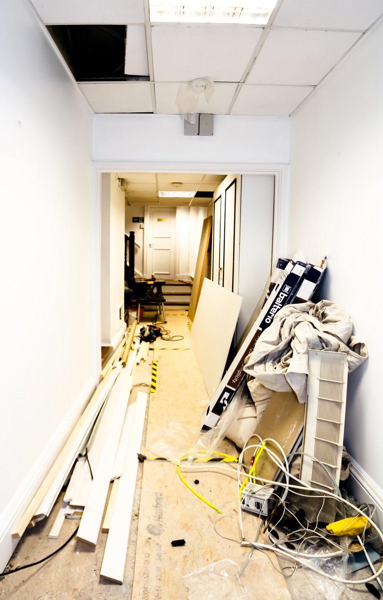 FirstBaseLondon's tweet photo. Watch this space! Harley Street basement refurb under way! Exciting times, brand new offices and meeting rooms! http://t.co/FHHMjmqJcu