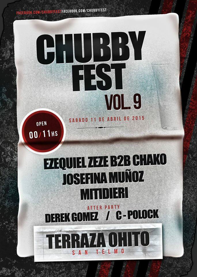 MunozJosefinaOK's tweet photo. Este sabado CHUBBY FEST #techno #santelmo #ohito http://t.co/1aADNyIBZ1