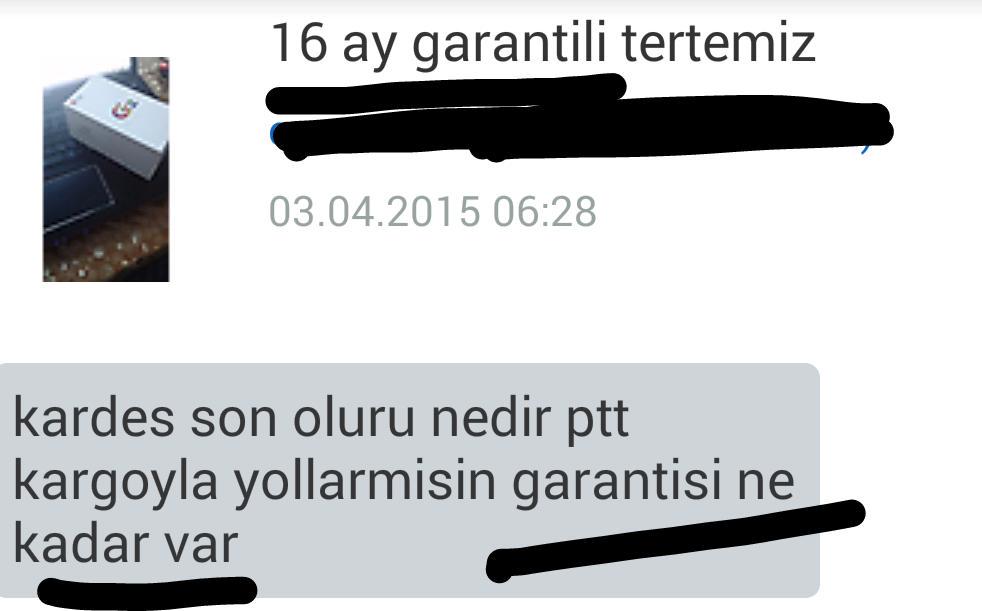 Ilani okumadan mesaj atmak