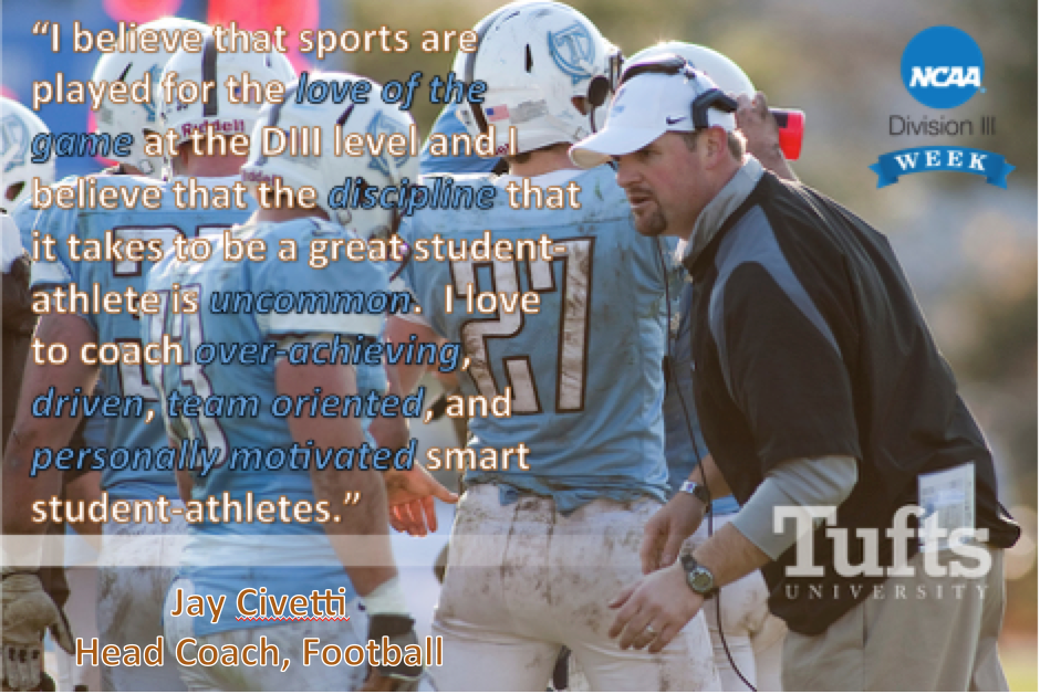 TuftsFanTheFire's tweet photo. Checkout why Tufts University Coaches chose NCAA Division III #d3week http://t.co/mK6qg1f0QT