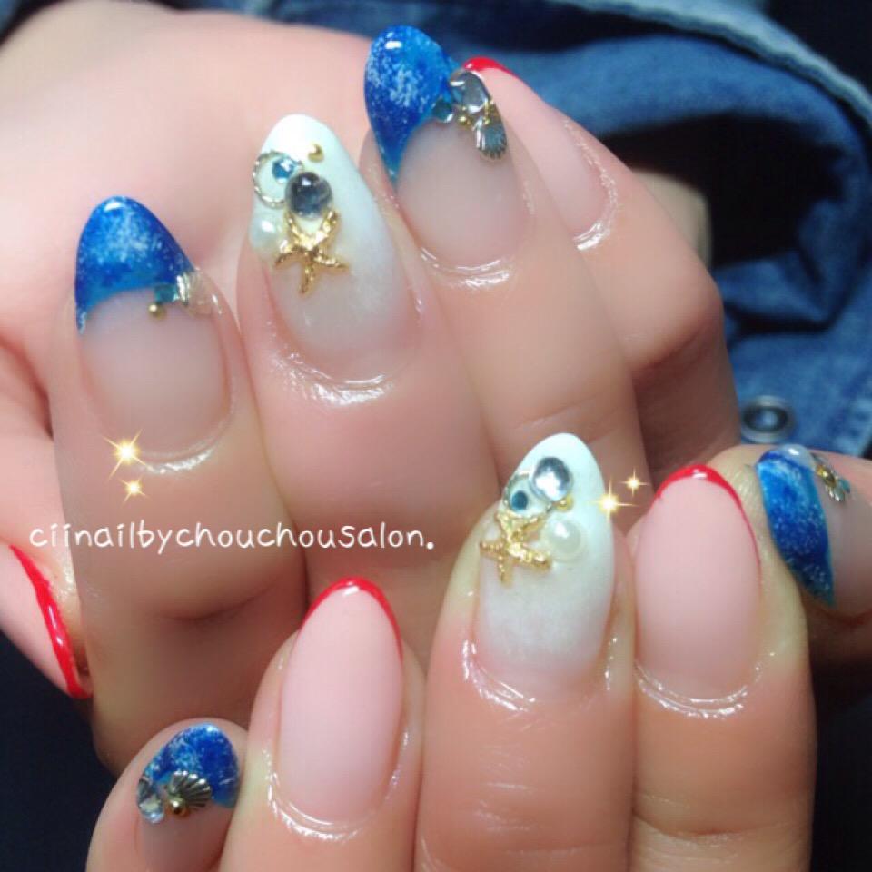 ciinail's tweet image. デニムアート♡

#ネイル