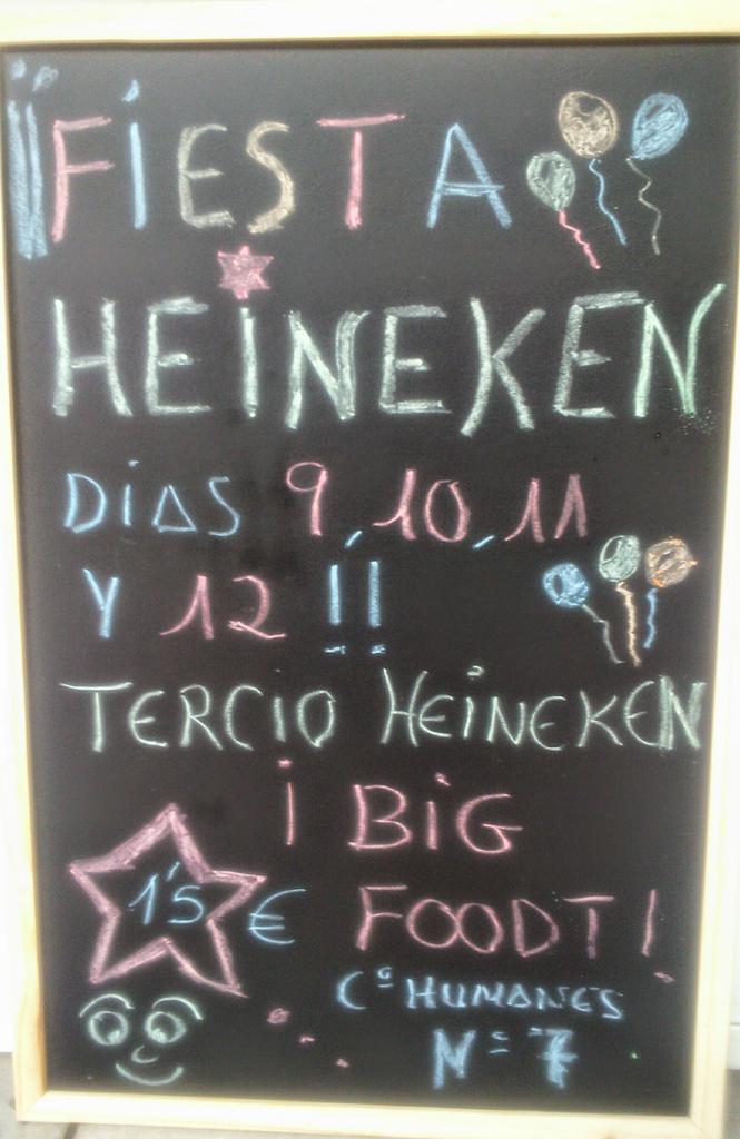 BigFoodt's tweet photo. !!!  FIESTA HEINEKEN !!! http://t.co/iuDH3psFXg