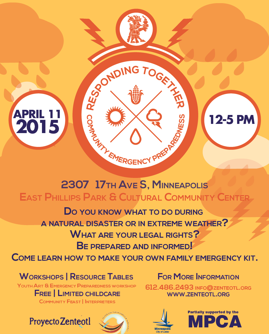 CEEDJustice's tweet photo. Community Emergency Response Training - THIS Saturday! 12-5pm @ E. Phillips Community Center - http://t.co/jt9y3LlGuE http://t.co/U1OnaI8mQR